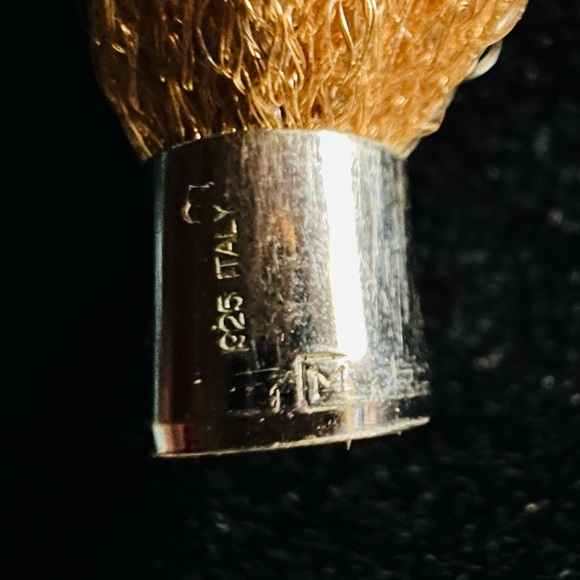 Borsari Gold Multi-Strand Enameled Copper Wire & Sterling Silver Bracelet - Picture 7 of 9